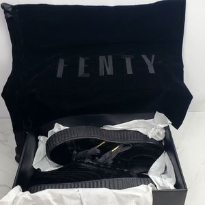 Rihanna Fenty Limited Edition Black Velvet Creepers